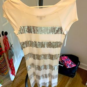 COPY - Sequin express white tunic !